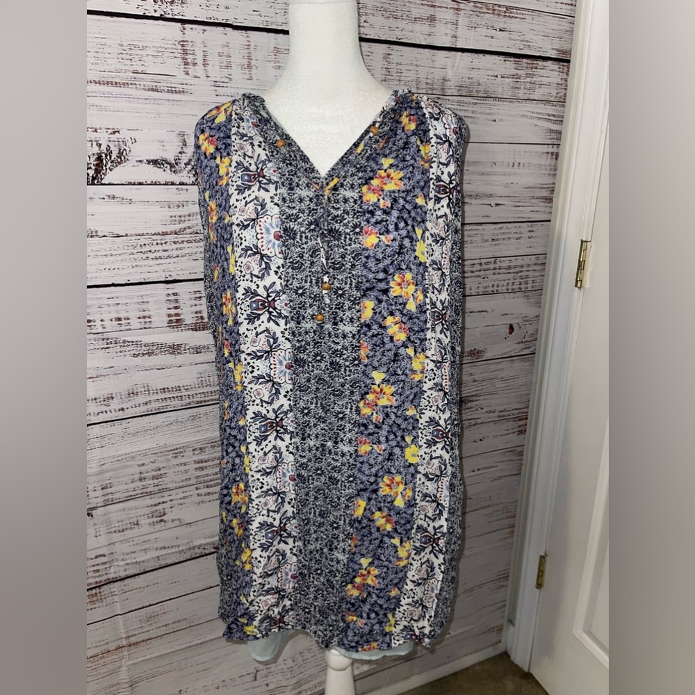 LOFT Floral Print Dress